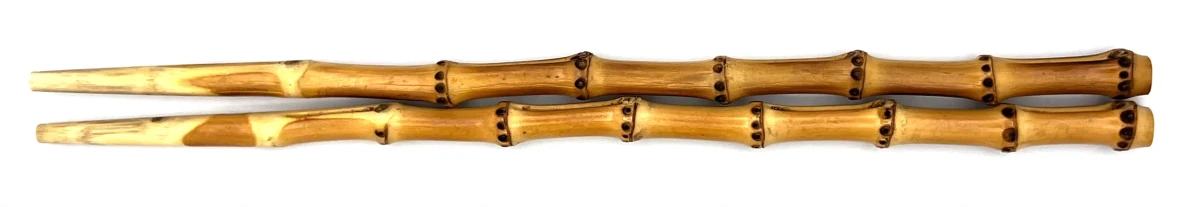 薩摩竹　根竹取箸　27cm