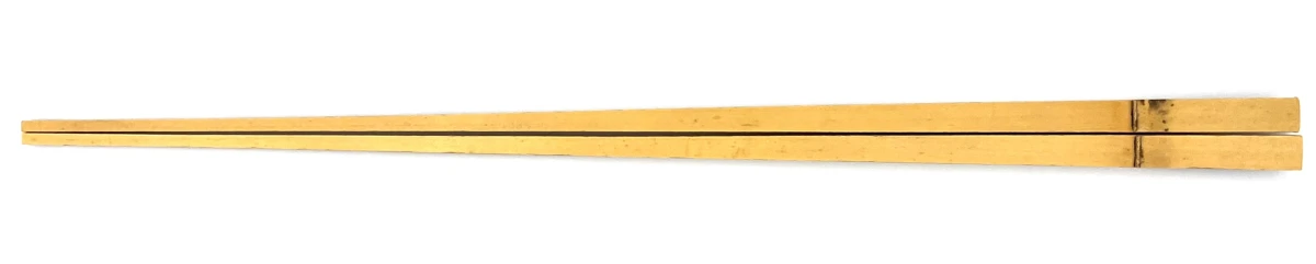 薩摩竹　さらし竹角菜箸　33cm
