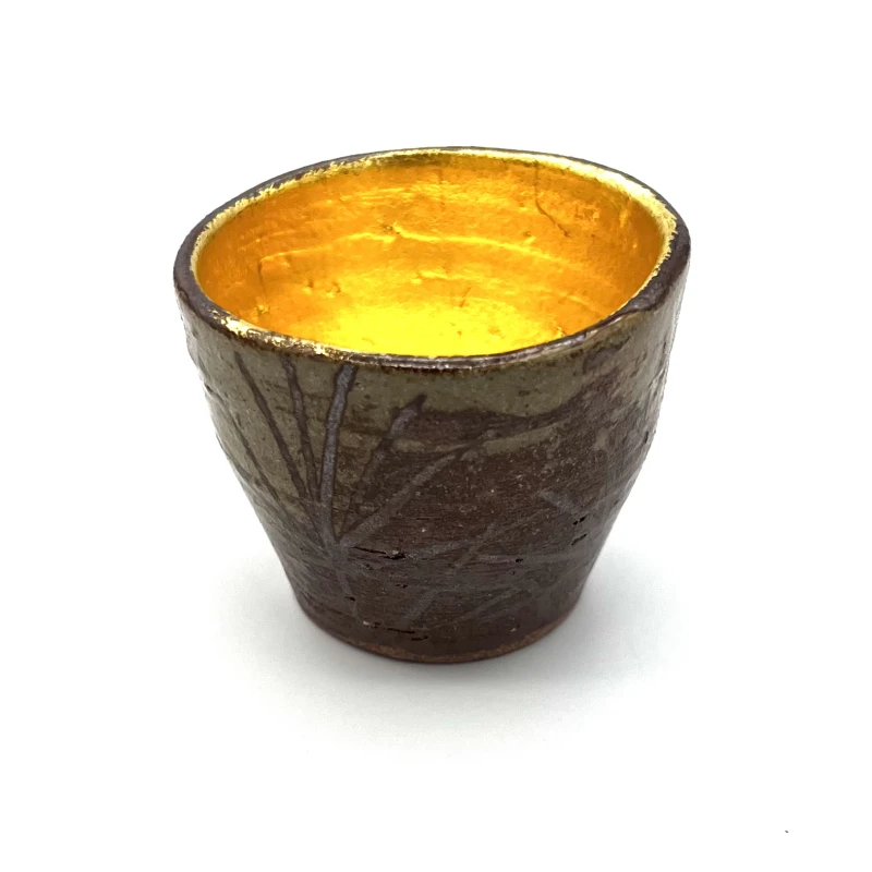 ぐい呑　金箔秋月 2枚目