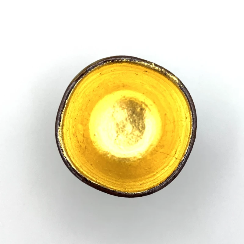 ぐい呑　金箔秋月 3枚目