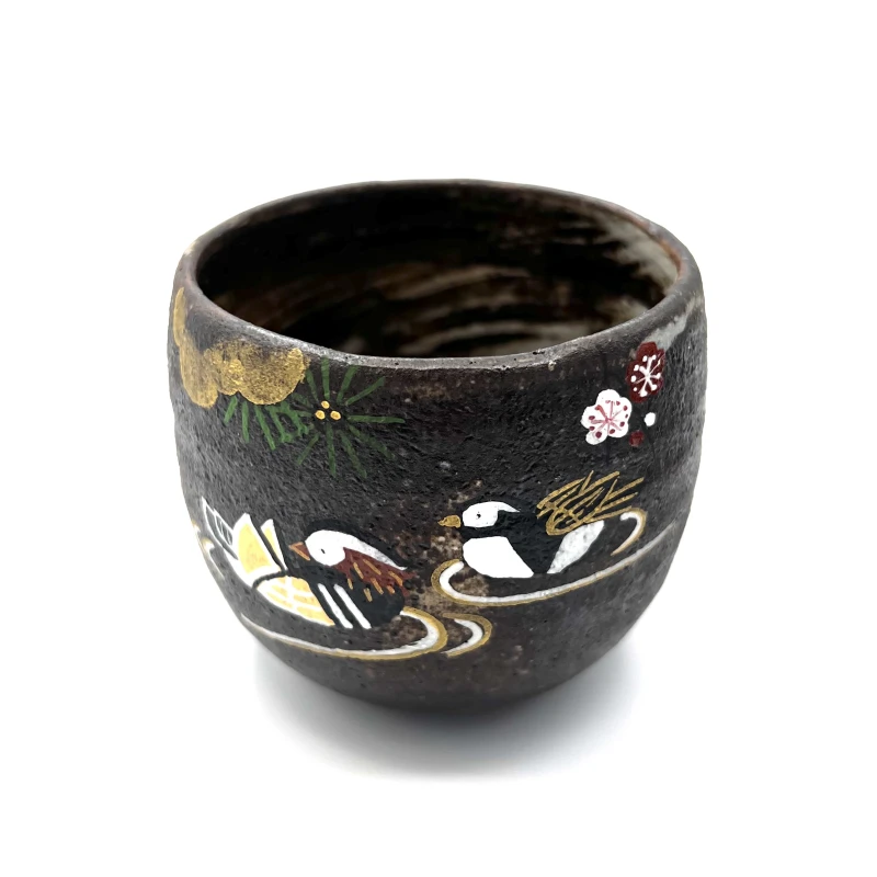 京焼　吉祥おしどり湯呑