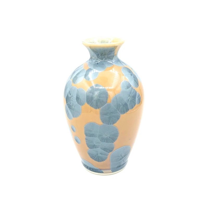 お預け酒器　花結晶　灰青 2枚目