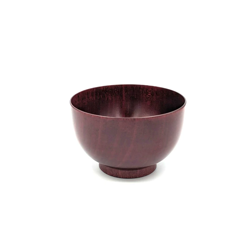 山中塗　桜3.1汁椀　茜