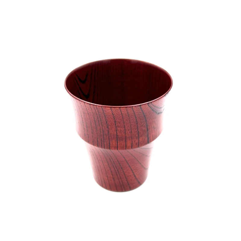 山中塗　欅25ゆうカップ　茜