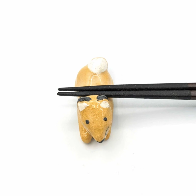 京焼 箸置 キタキツネ 2枚目