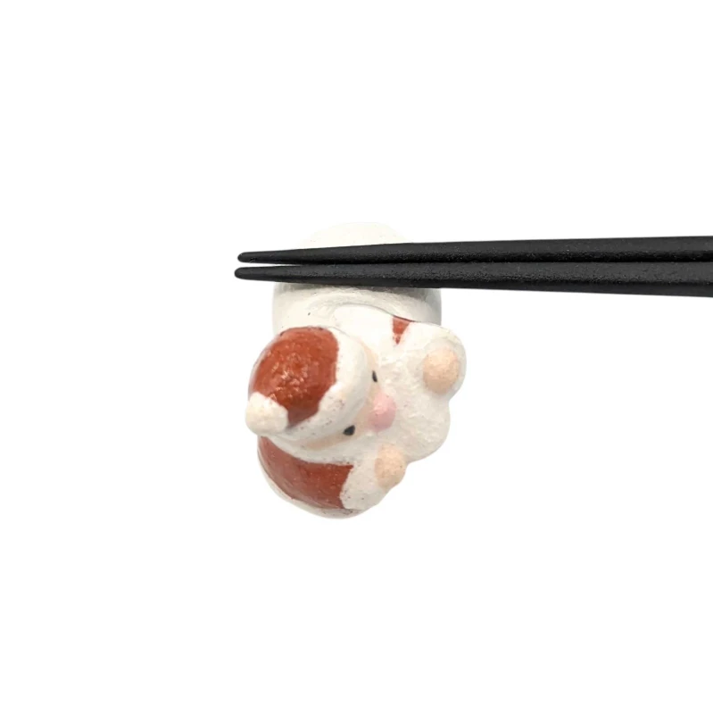 京焼 箸置 サンタクロース 2枚目