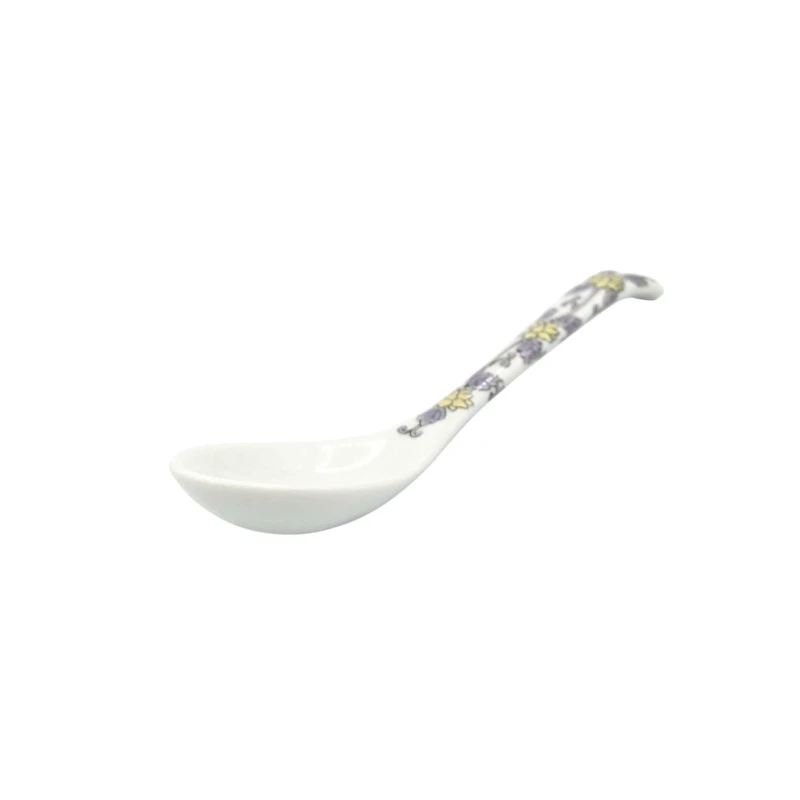 有田焼 スプーン 唐草(紫) 2枚目