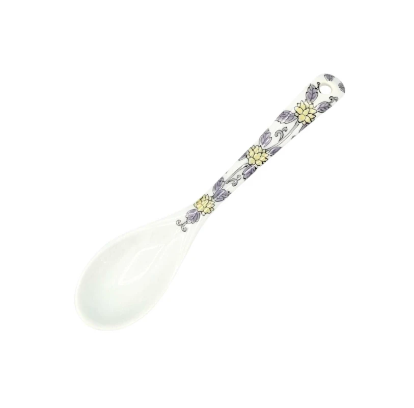 有田焼 スプーン 唐草(紫)