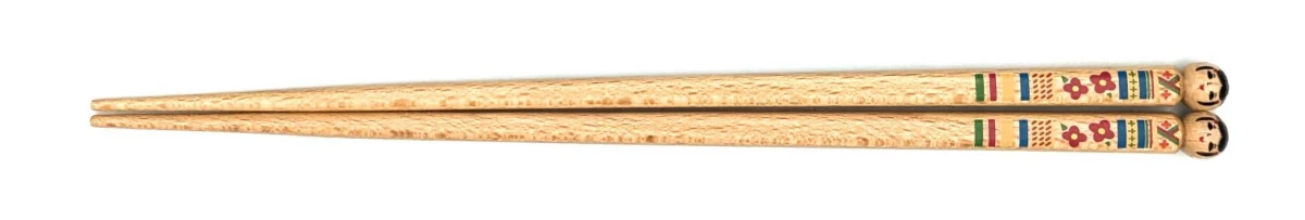 こけし箸　紅花