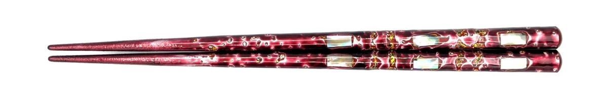 若狭塗箸　流紅(中)