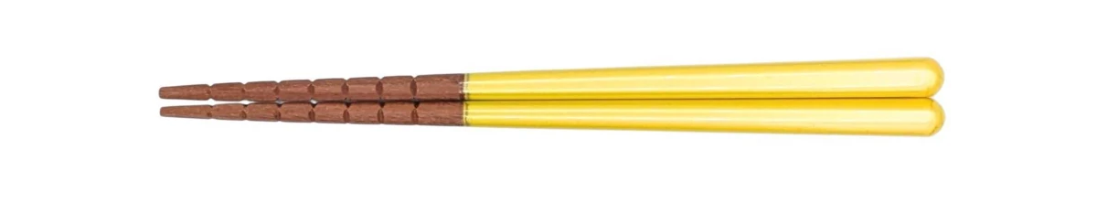 究極のすべらないおはし　パステルイエロー　16.5cm