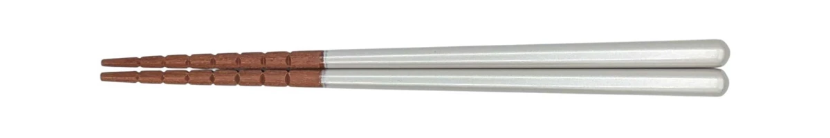 究極のすべらないおはし　パステルグレー　18cm