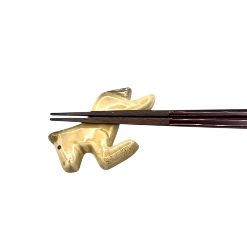 京焼　箸置　駆け馬 2枚目