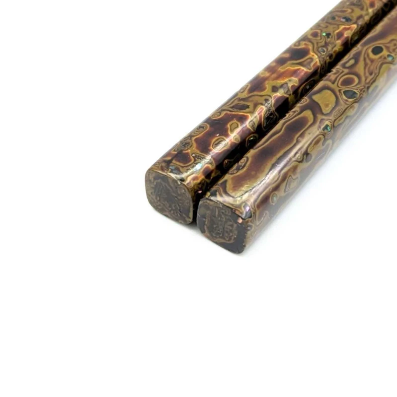 木曽塗 堆朱箸　黄 2枚目