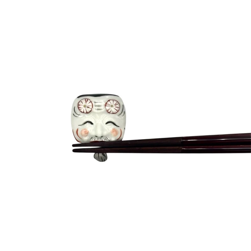 京焼　箸置　能面　5個セット 3枚目