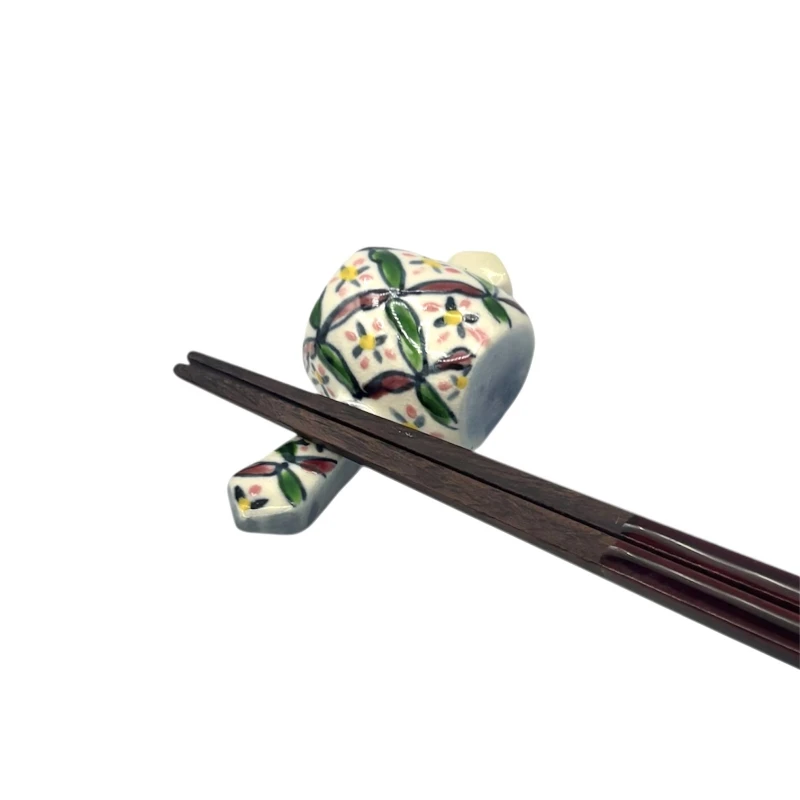 京焼　箸置　七宝小槌 2枚目