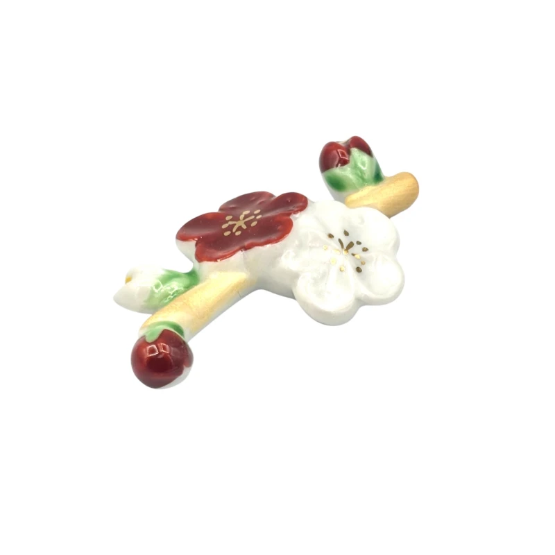 京焼　箸置　梅が枝 1枚目