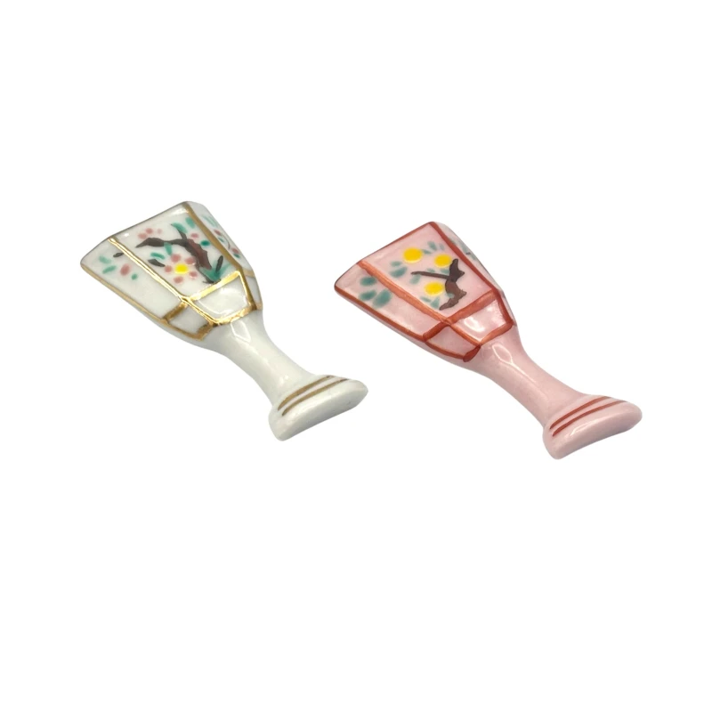 京焼　ペア箸置　雛あかり 2枚目