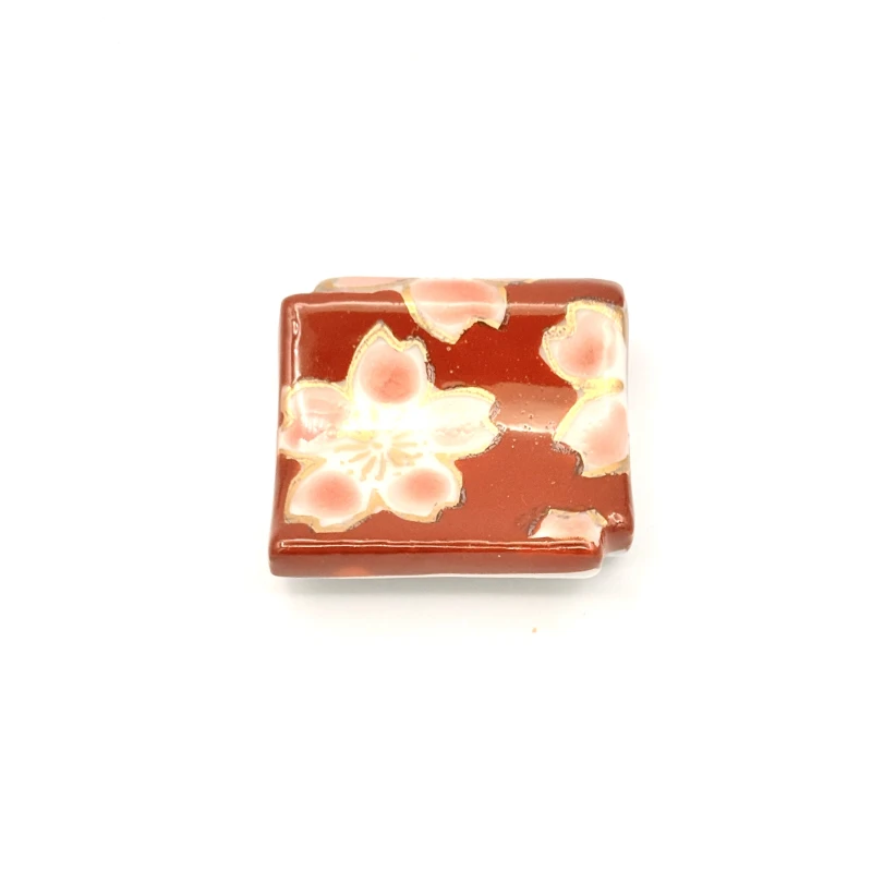 京焼 箸置 花友禅 赤 - お買い物｜日本最大級の箸の通販サイトなら銀座夏野