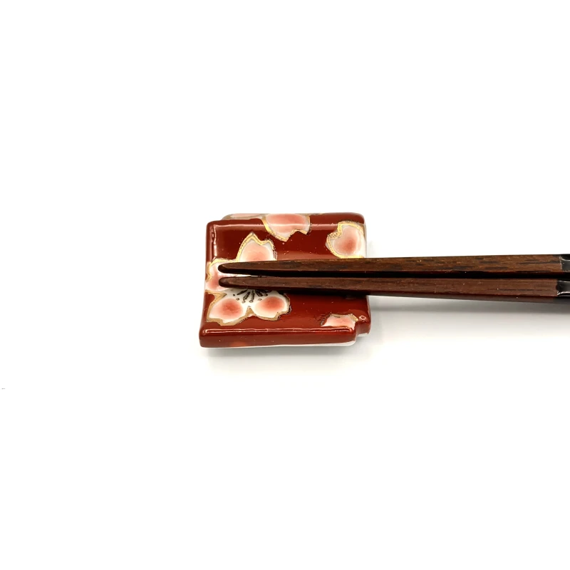 京焼 箸置 花友禅 赤 - お買い物｜日本最大級の箸の通販サイトなら銀座夏野