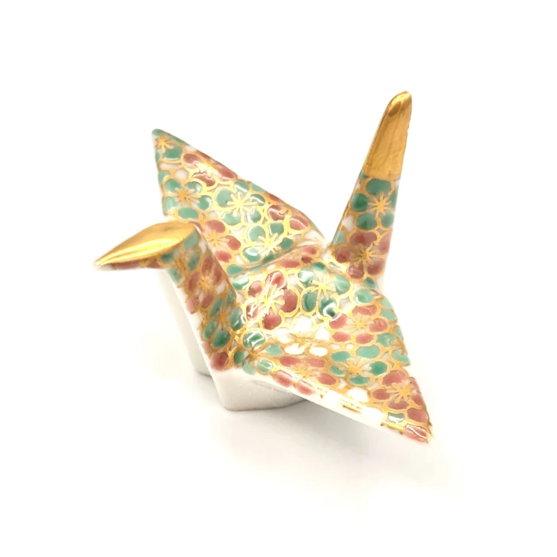 京焼 箸置 千代鶴 青