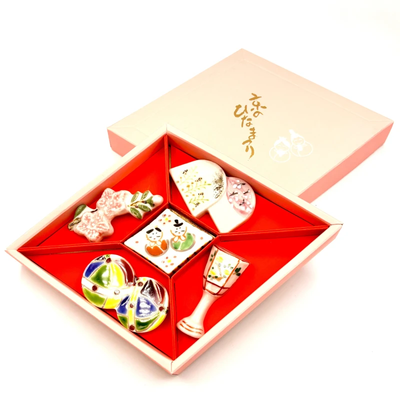 京焼　箸置　京のひなまつりセット