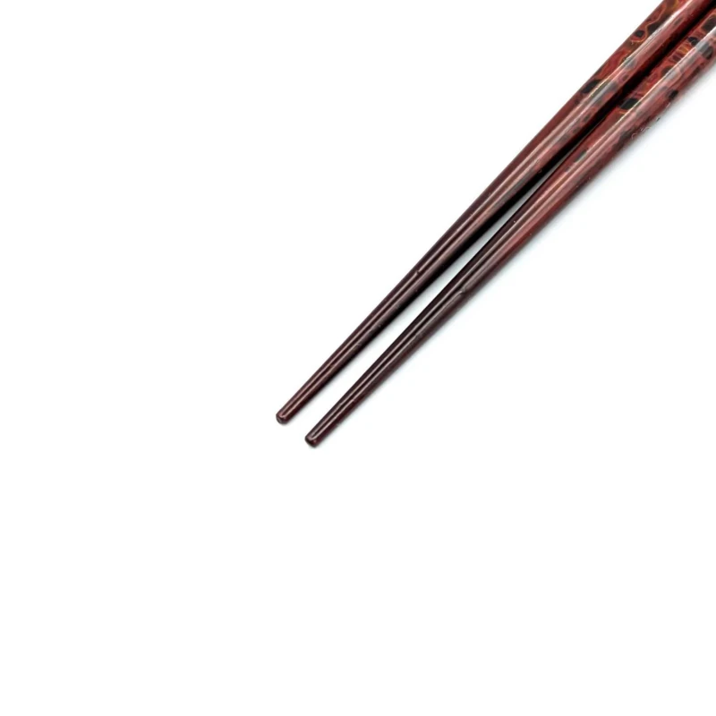 木曽塗 堆朱箸　赤 1枚目