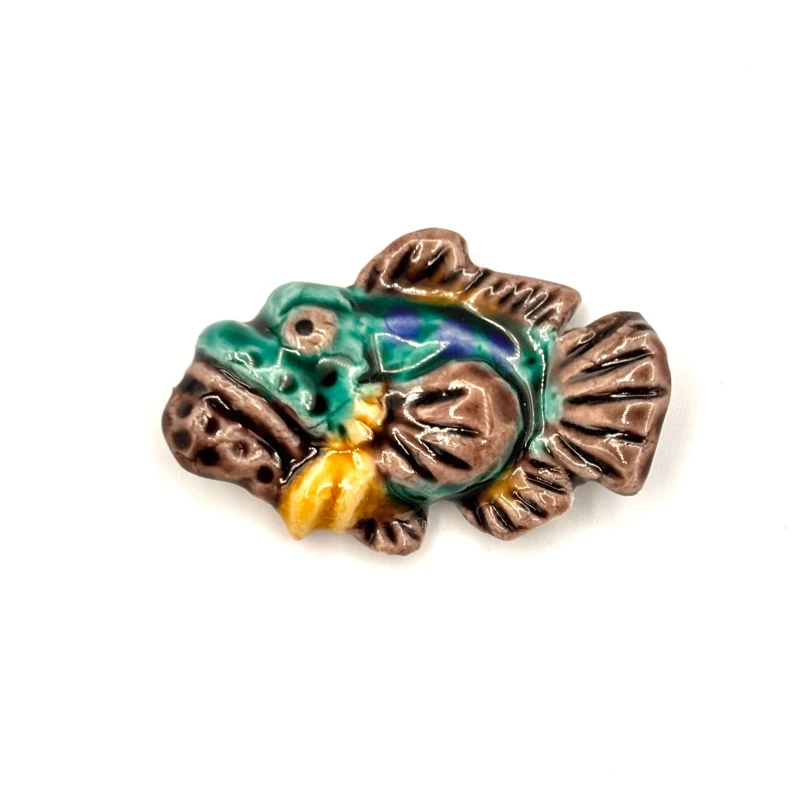 九谷焼　ミニ箸置　　カサゴ