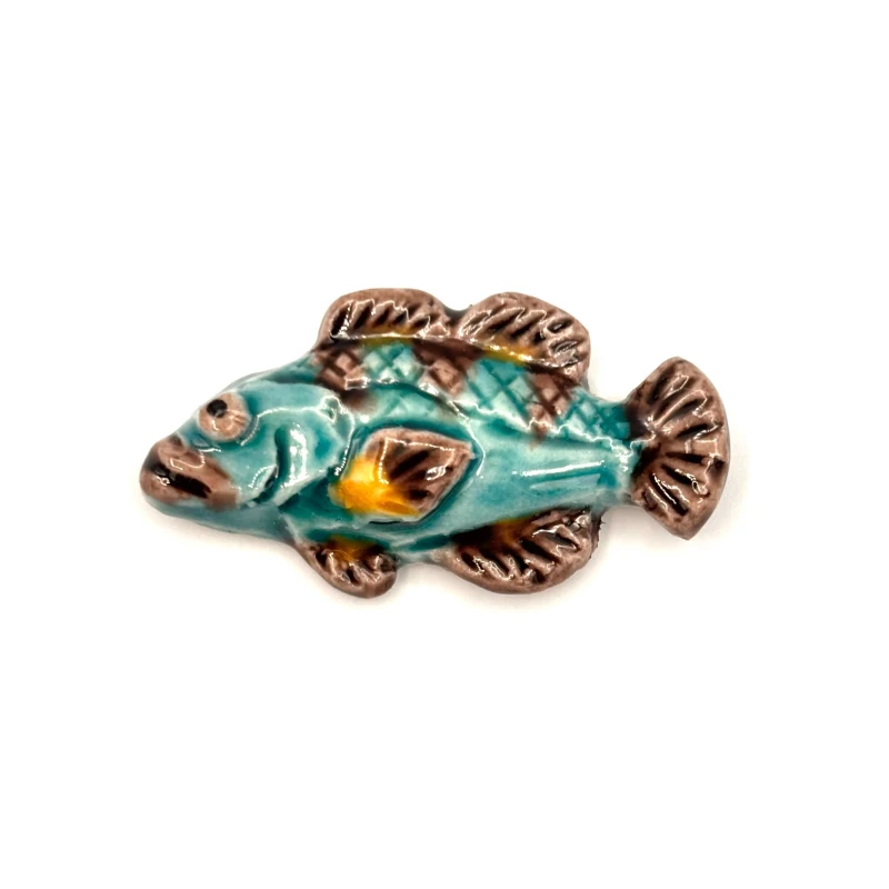 九谷焼　ミニ箸置　　ハチメ