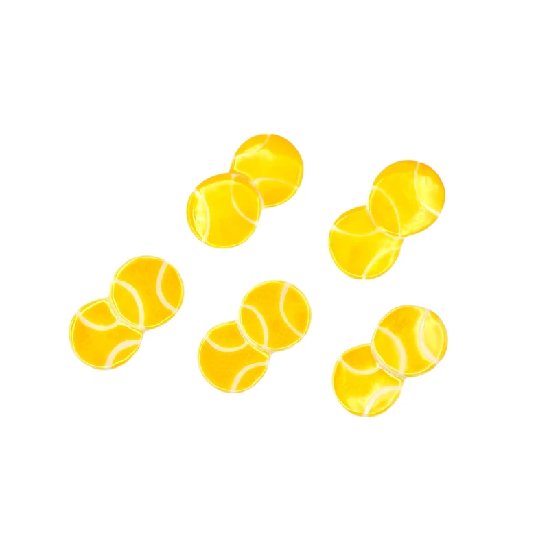 京焼　箸置　テニスボール　5個セット 2枚目