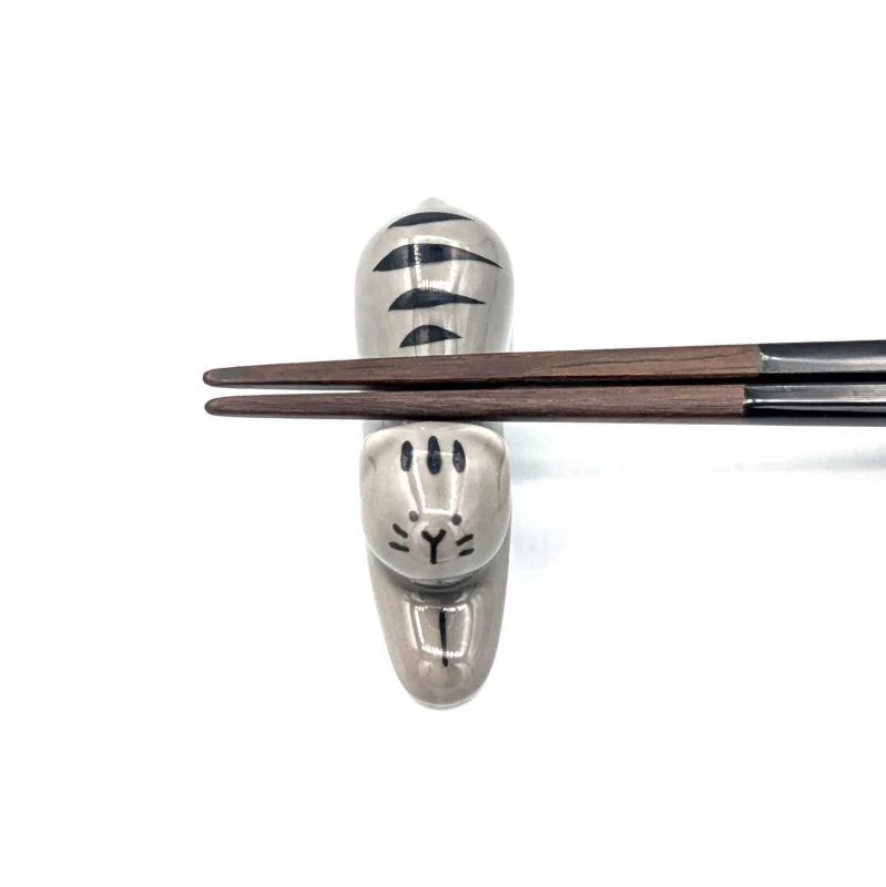 波佐見焼箸置 ねこ サバトラ 3枚目