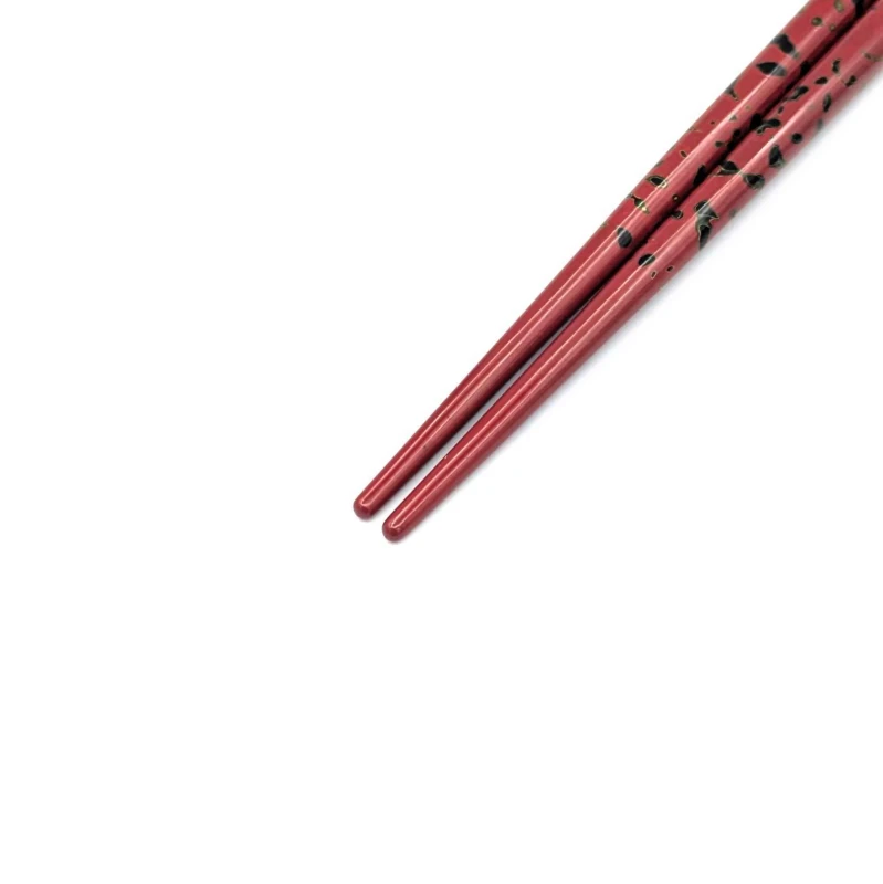 津軽塗利休箸　唐塗　赤（大） 1枚目