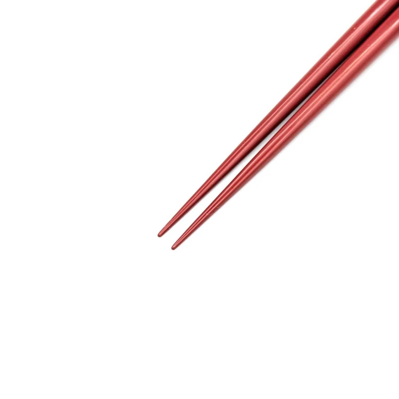 山中塗　五角塗箸持ち手貝二段貼り(中) 1枚目