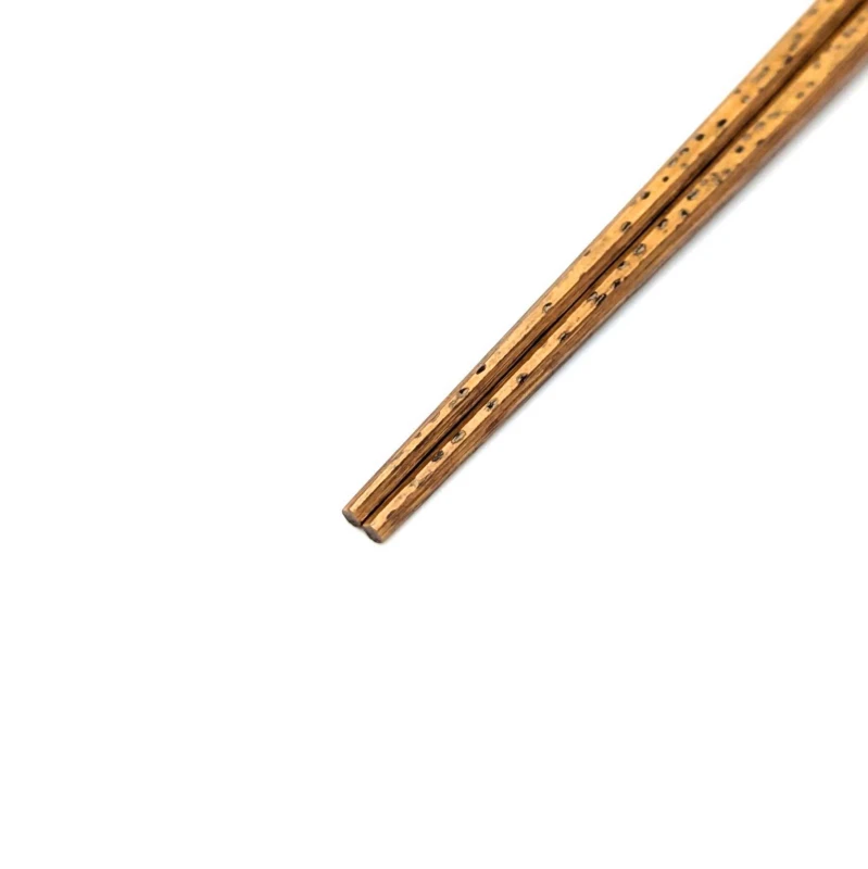 京銘竹　胡麻竹箸　八角摺り漆(中) 1枚目