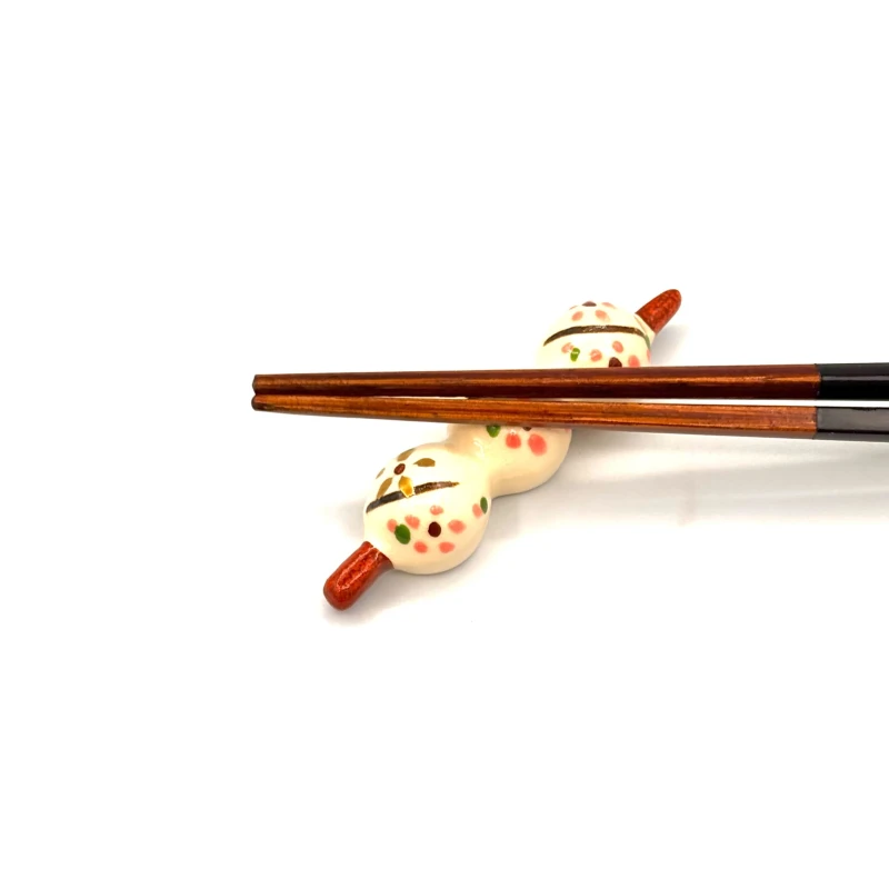 京焼　箸置　しだれ桜団子 2枚目