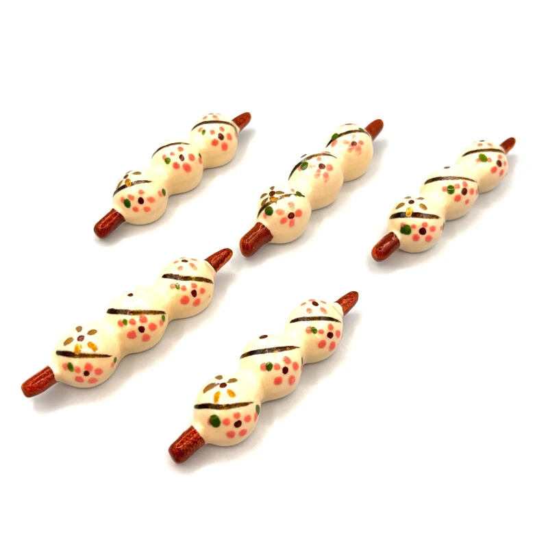 京焼　箸置　しだれ桜団子　5個セット