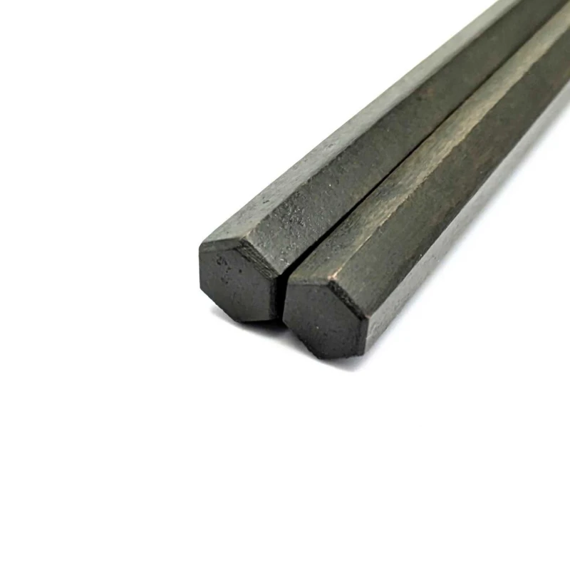 六角　オリーブウッド　オリーブ色漆スリ(大) 2枚目