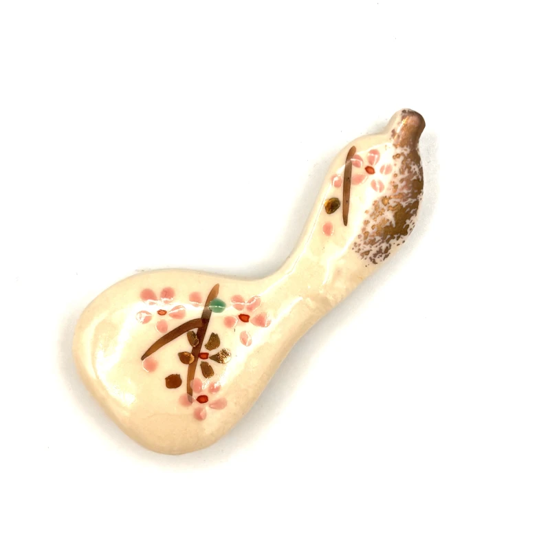 京焼　箸置　しだれ桜　新丸瓢