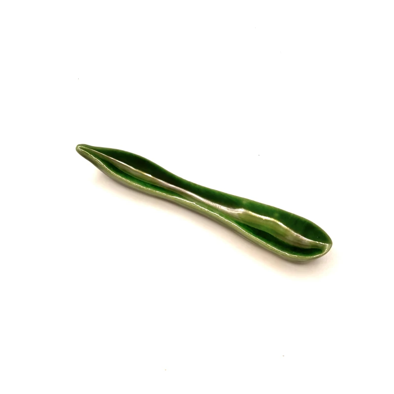 京焼 箸置 青交趾長瓢