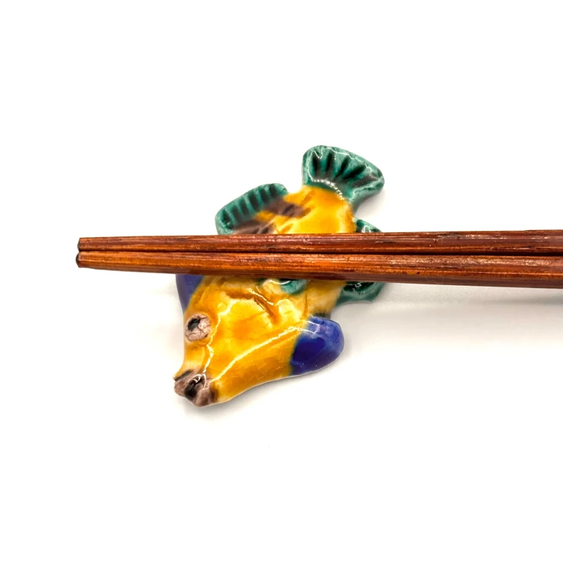 九谷焼 ミニ箸置 カワハギ 2枚目