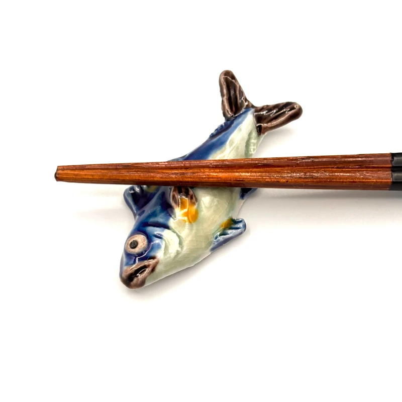 九谷焼　ミニ箸置　マグロ 2枚目