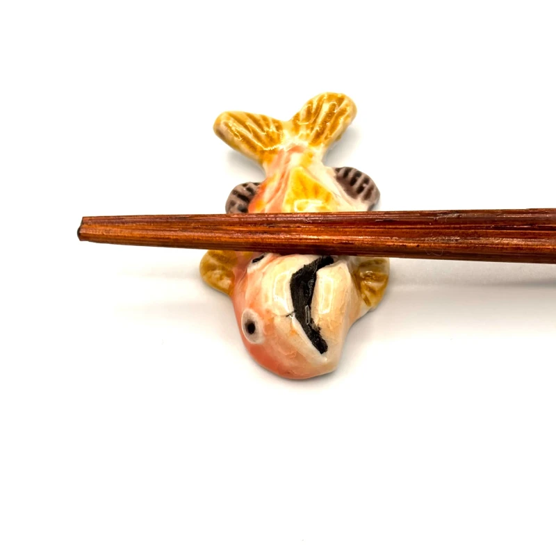 九谷焼　ミニ箸置　ノドグロ 2枚目