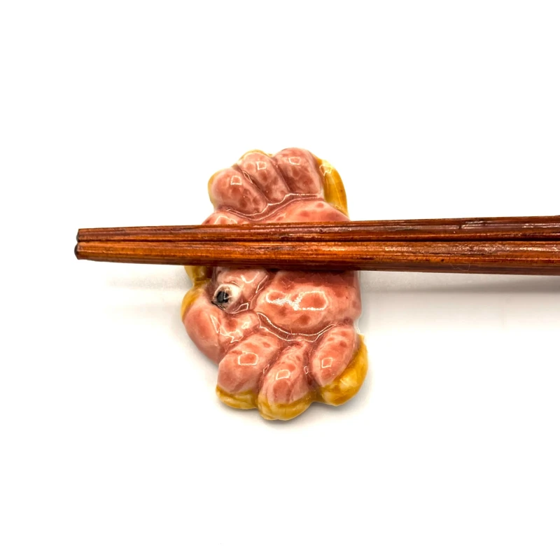 九谷焼 ミニ箸置 カニ 2枚目