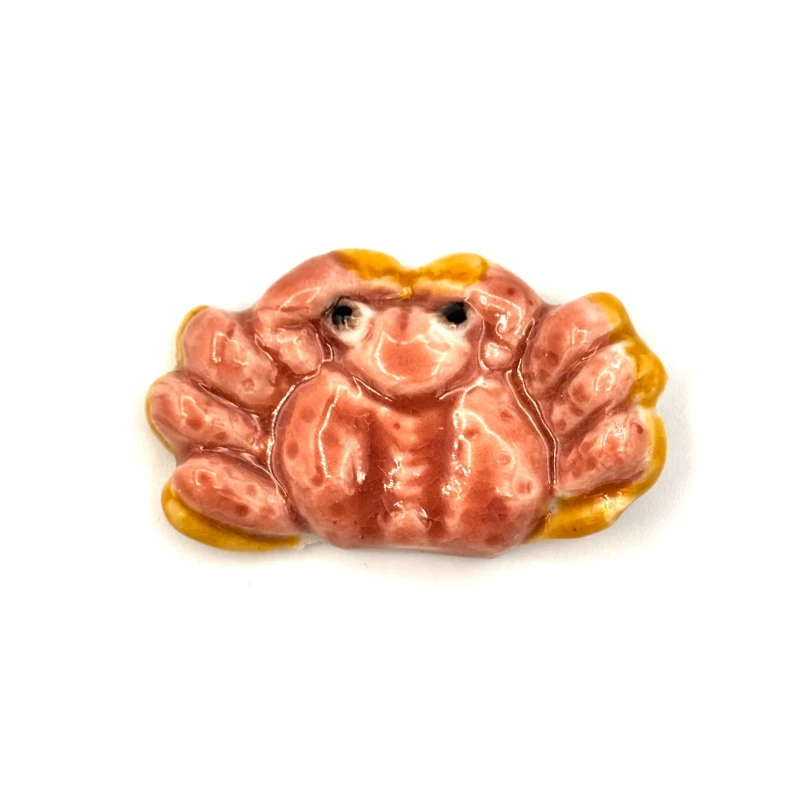 九谷焼　ミニ箸置　カニ