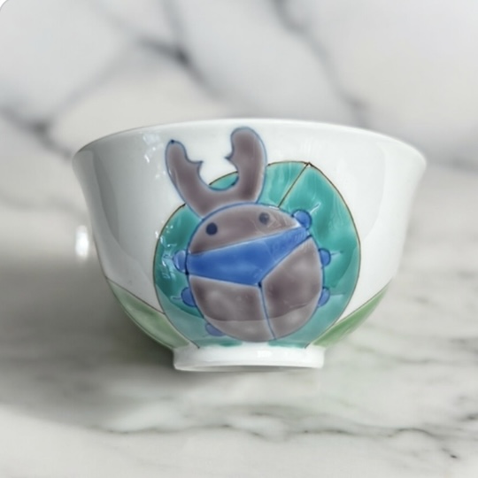 康創窯　茶碗　(かぶとむし)