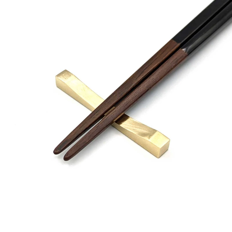 高岡鋳造　箸置　真鍮　丸(細身) 3枚目