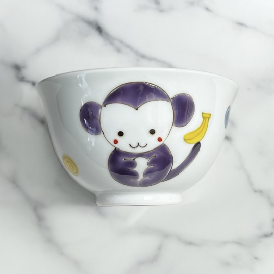 康創窯　茶碗　(さる)