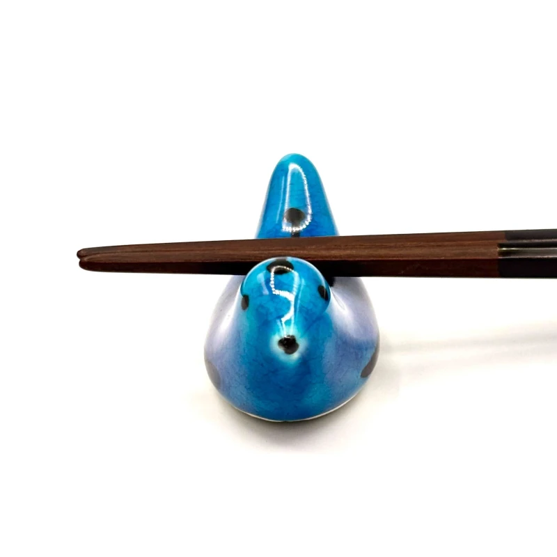 青釉　箸置　青鳥 3枚目