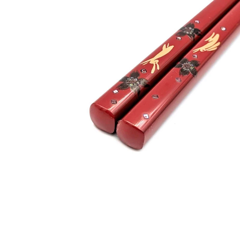 八雲塗箸 桜うさぎ(中) 2枚目