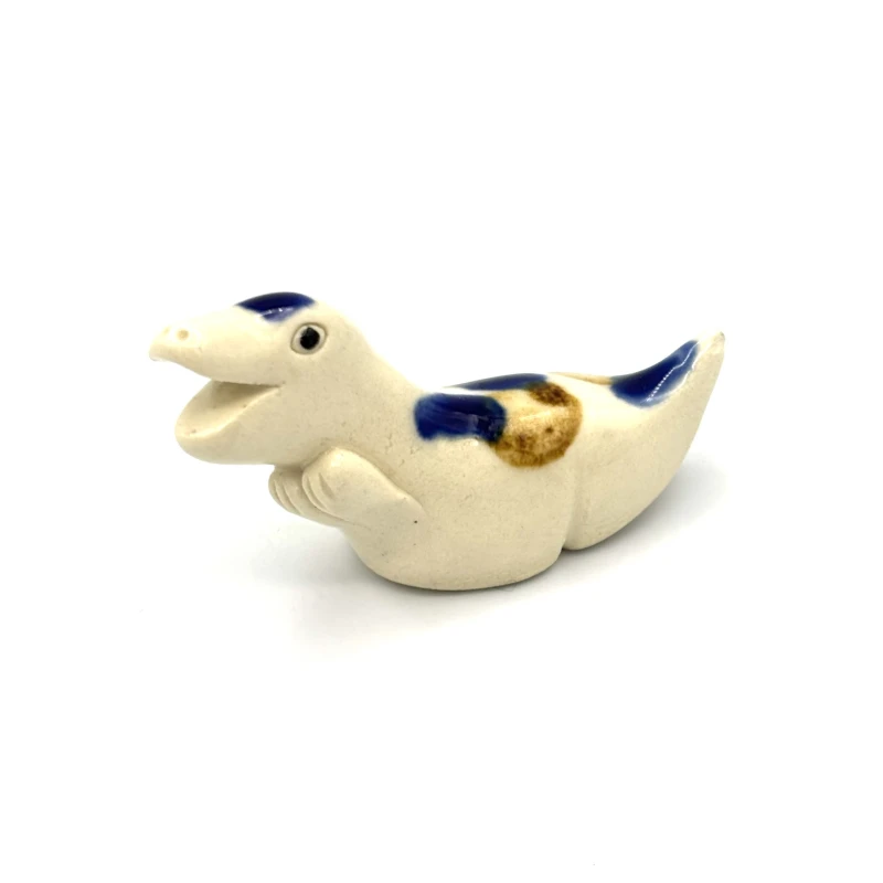 恐竜　箸置　ティラノサウルス　白